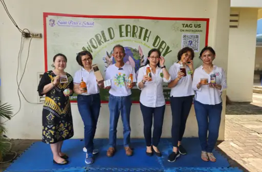 sosialisasi peduli lingkungan di sekolah st peters b